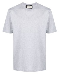 T-shirt girocollo grigia di Bruno Manetti