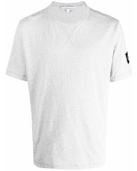 T-shirt girocollo grigia di Calvin Klein Jeans