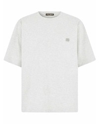 T-shirt girocollo grigia di Dolce & Gabbana