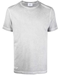 T-shirt girocollo grigia di Dondup