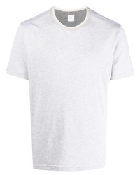 T-shirt girocollo grigia di Eleventy