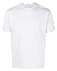 T-shirt girocollo grigia di Eleventy