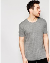 T-shirt girocollo grigia di Esprit