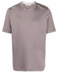 T-shirt girocollo grigia di Fileria