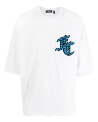 T-shirt girocollo grigia di FIVE CM
