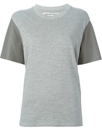 T-shirt girocollo grigia di Golden Goose Deluxe Brand