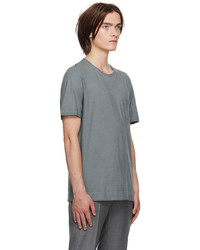 T-shirt girocollo grigia di Massimo Alba