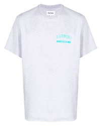 T-shirt girocollo grigia di Harmony Paris