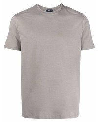 T-shirt girocollo grigia di Herno