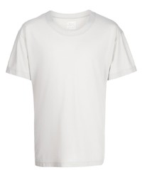 T-shirt girocollo grigia di Homme Plissé Issey Miyake