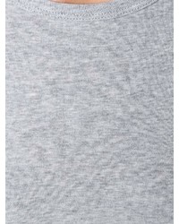 T-shirt girocollo grigia di THE WHITE BRIEFS