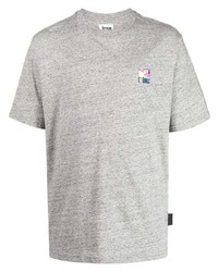 T-shirt girocollo grigia di Izzue