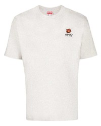 T-shirt girocollo grigia di Kenzo