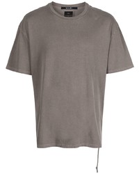 T-shirt girocollo grigia di Ksubi
