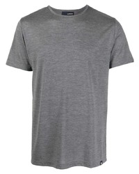 T-shirt girocollo grigia di Lardini