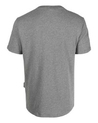T-shirt girocollo grigia di Sun 68