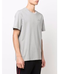 T-shirt girocollo grigia di Moncler