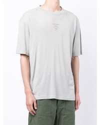 T-shirt girocollo grigia di A-Cold-Wall*