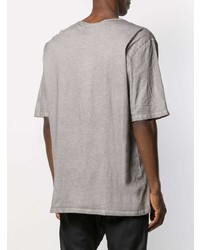 T-shirt girocollo grigia di Unconditional