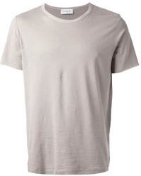 T-shirt girocollo grigia di Melindagloss