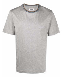 T-shirt girocollo grigia di Missoni