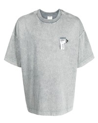 T-shirt girocollo grigia di Musium Div.
