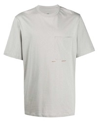 T-shirt girocollo grigia di Oamc