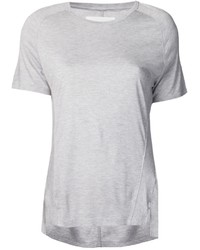 T-shirt girocollo grigia di Paper Denim & Cloth