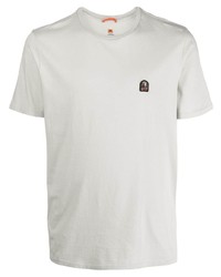 T-shirt girocollo grigia di Parajumpers