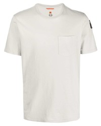 T-shirt girocollo grigia di Parajumpers