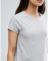 T-shirt girocollo grigia di Asos