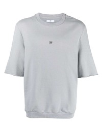 T-shirt girocollo grigia di PMD