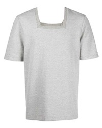T-shirt girocollo grigia di ROMEO HUNTE