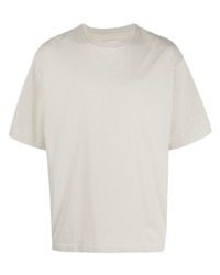T-shirt girocollo grigia di Studio Nicholson