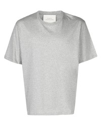 T-shirt girocollo grigia di Studio Nicholson