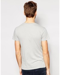 T-shirt girocollo grigia di Replay