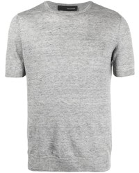 T-shirt girocollo grigia di Tagliatore