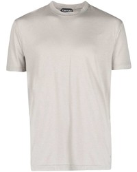 T-shirt girocollo grigia di Tom Ford