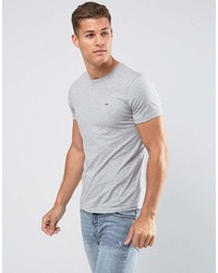 T-shirt girocollo grigia di Tommy Jeans