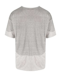 T-shirt girocollo grigia di SASQUATCHfabrix.