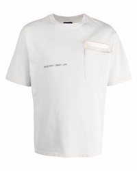 T-shirt girocollo grigia di VAL KRISTOPHE