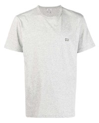 T-shirt girocollo grigia di Woolrich