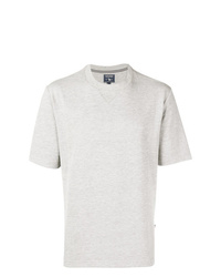 T-shirt girocollo grigia di Woolrich