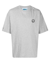 T-shirt girocollo grigia di YMC