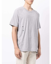T-shirt girocollo grigia di Givenchy