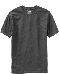 T-shirt girocollo grigio scuro