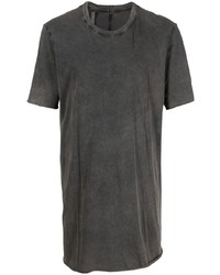 T-shirt girocollo grigio scuro di 11 By Boris Bidjan Saberi