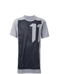 T-shirt girocollo grigio scuro di 11 By Boris Bidjan Saberi