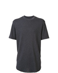 T-shirt girocollo grigio scuro di 321