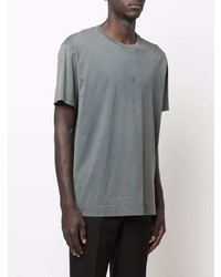 T-shirt girocollo grigio scuro di Givenchy